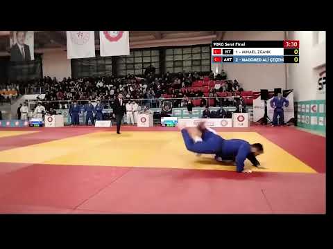 MIHAEL ZGANK - MAGOMED ALİ ÇEÇENOĞLU 90KG Semi Final 28 Aralık 2022 SPOR TOTO SÜPER LİG ANKARA