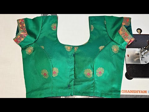 32 Size Princess Cut Blouse Cutting and Stitching Full Video👚