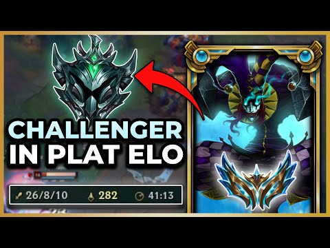 UNDERCOVER CHALLENGER GETS IN PLATINUM GAME (26 KILLS) | CHALLENGER RANK 1 SHACO WORLD