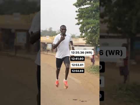 Joshua Cheptegei 5 fastest 5km 😱🏆💯#joshua#kenya #athlete #ytshorts