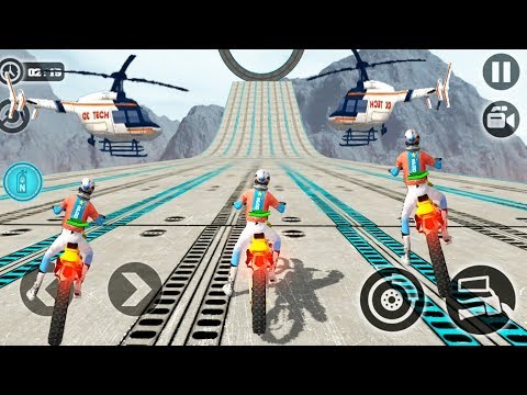 Impossible Moto Bike Tracks 3D: Best Motor Bike Stunts Simulator High Speed - Android GamePlay