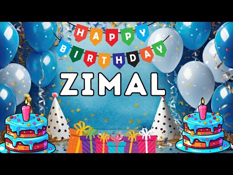 Happy Birthday Zimal, Birthday of Zimal, Best Birthday Wishes