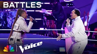 Ari Camille and Bryson Battle&#39;s Show-Stopping Duet of Muni Long&#39;s &quot;Made For Me&quot; | The Voice Battles
