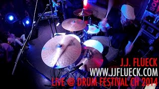 J.J. Flueck @ Drum Festival Switzerland - (Solo with Loops / Samples)