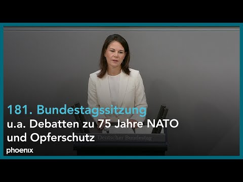 Bundestag LIVE: u.a. Debatten zu 75 Jahre NATO und Opferschutz