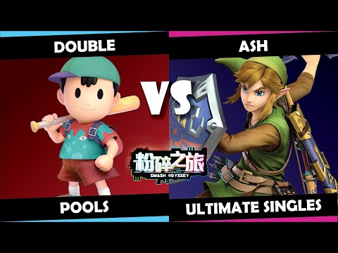 Smash Odyssey Invitationals - double (Ness) vs ASH (Link) | Ultimate Pools