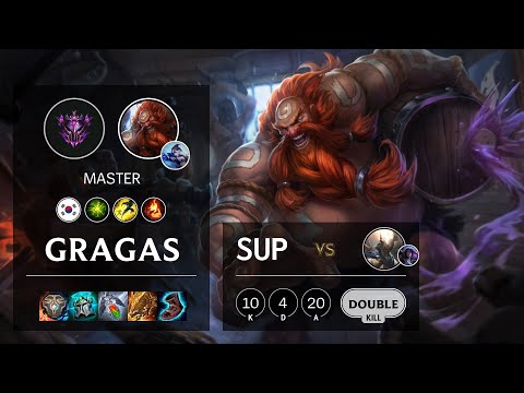 Gragas Support vs Pantheon - KR Master Patch 10.21