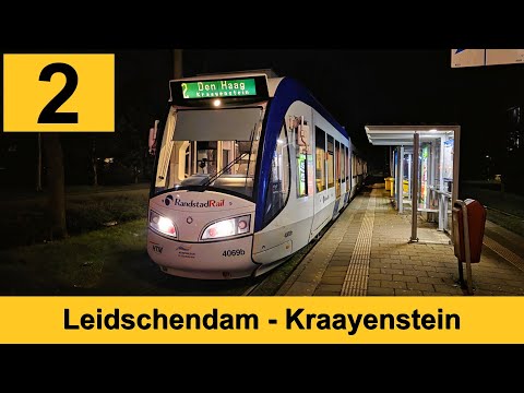 HTM lijn 2: Leidschendam HMC Antoniushove - Den Haag Kraayenstein | HTM 4069 | 2025