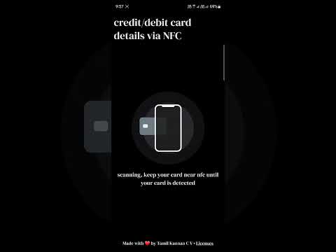 Debit & Credit Card Reader NFC