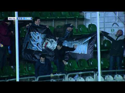 Gol de Camacho (0-1) en el Elche CF - Málaga CF - HD