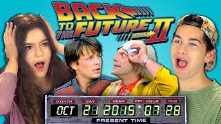 Teens React to Back to the Future 2 (Marty McFly arriving on October 21st, 2015)