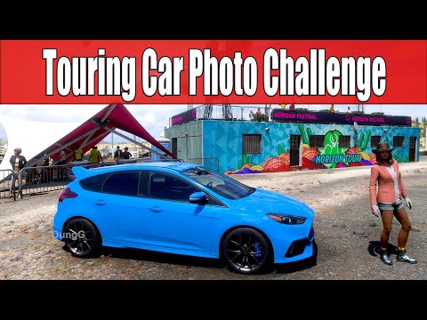 Forza Horizon 5 Touring Car Photo Challenge - Ford Focus at the Horizon Tour sign up location