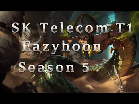 SKT T1 Eazyhoon Cassiopeia MID vs Xerath Season 5 Patch 5.6