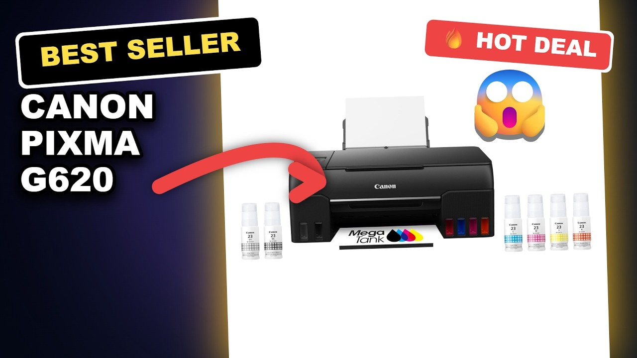 Canon PIXMA G620 Honest Review: Wireless All-in-One Printer Worth It? Low Cost Per Print, Smart Ink