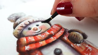 The EASIEST Realistic Watercolor Painting Tutorial for BEGINNERS | 🎄Christmas Edition 🎅