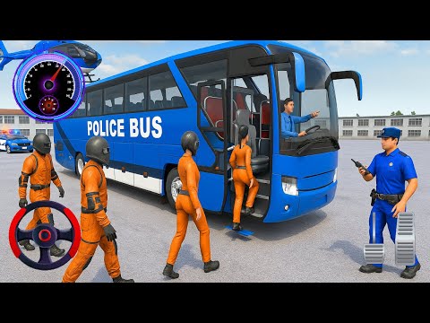 Police Prisoner Bus Driving Simulator 3D   US Police Bus Transporter   Android Gameplay
