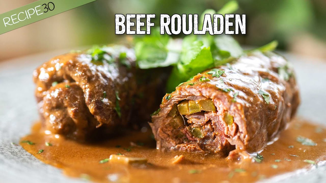 Oma’s Authentic German Beef Rouladen Recipe - Einfache Rezepte Oma’s Authentic German Beef Rouladen Recipe - Einfache Rezepte
