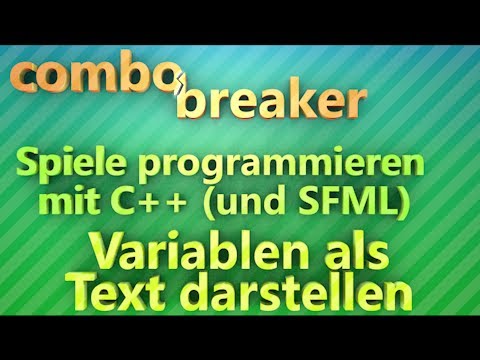SFML - Variablen als Text darstellen