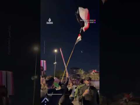 Iraqis celebrates US-Iran ceasefire as two-week halt in war begins | AJ #shorts