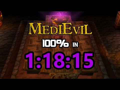MediEvil - Speedrun | 100% in 1:18:15 (Former World Record)