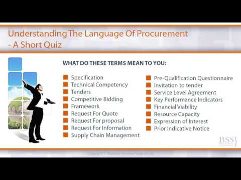 Tender Writing Course - Perfect Bid Writing Skills For Winning Contracts