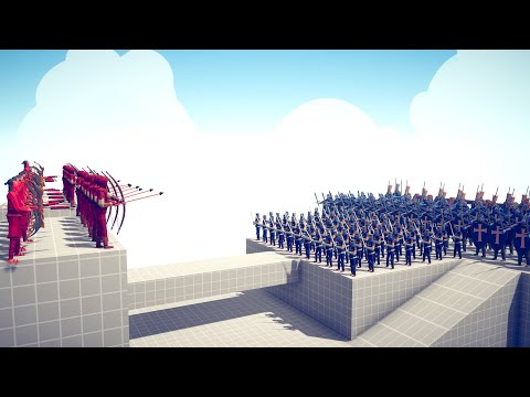 FIREWORK ARCHERS & ARCHERS BRIDGE DEFENSE - Totally Accurate Battle Simulator TABS