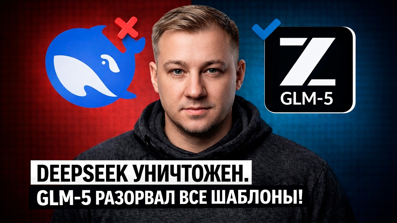 YouTube: GLM-5 УНИЧТОЖИЛА DeepSeek