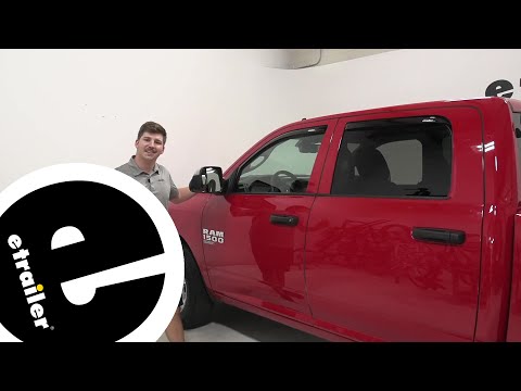 etrailer | Set up: WeatherTech Side Window Rain Guards with Dark Tinting on a 2022 Ram 1500 Classic