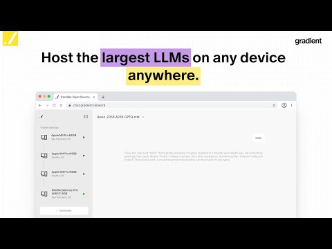 Parallax: Build your own AI cluster in a few steps