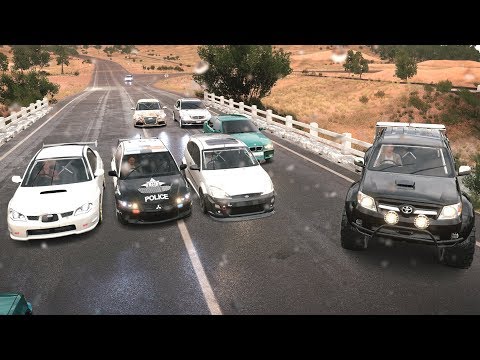 ESCONDE ESCONDE COM UM LANCER DA POLICIA - FORZA HORIZON 3 - GAMEPLAY