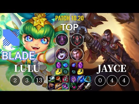 DRX Blade Lulu vs Jayce Top - KR Patch 10.20