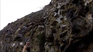 preview picture of video 'Kilnsey Main Overhang'