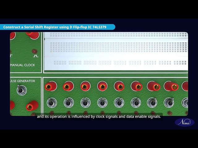 Construct a shift register using RS,D,JK flip flop and verify - Part -1