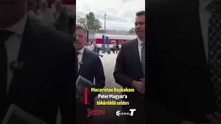 Macaristan Başbakanı Peter Magyar'a tükürüklü saldırı Macaristan Başbakanı Peter
