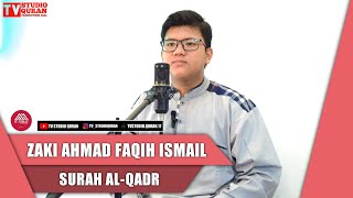 Download lagu Zaki Ahmad faqih Ismail Surah Al Qadr juz 30... mp3