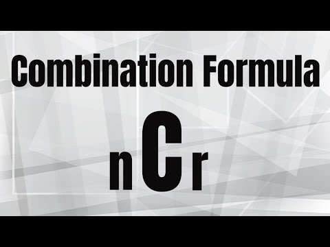 Combination formula-Examples and How to Solve
