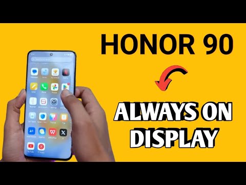 honor 90 always on display, Honor 90 how to activate always on display, Honor 90 always on display