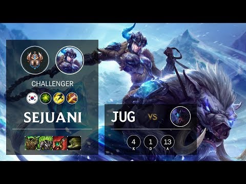 Sejuani Jungle vs Rek'Sai - KR Challenger Patch 10.11