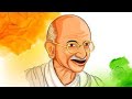 गांधीजी की हो गई पिटाई दांडी मार्च में