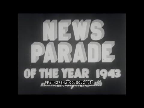 CASTLE FILMS NEWS PARADE OF 1943   BATTLE OF THE ATLANTIC   SS NORMANDIE   (Silent Version) 42734z