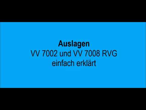 Auslagen !für RVG-Anfänger! VV 7002 und VV 7008 einfach erklärt