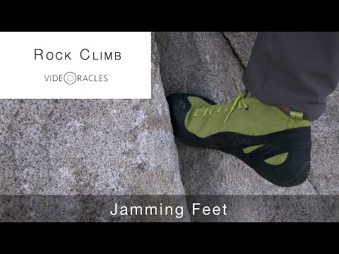 Crack Climbing: Jamming Feet