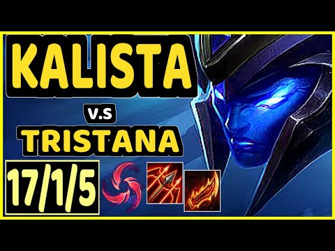 XDSMILEY (KALISTA) vs TRISTANA - 17/1/5 KDA BOTTOM ADC GAMEPLAY - EUW Ranked GRANDMASTER