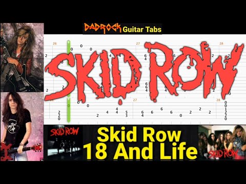 18 And Life - Skid Row - Guitar + Bass TABS Lesson