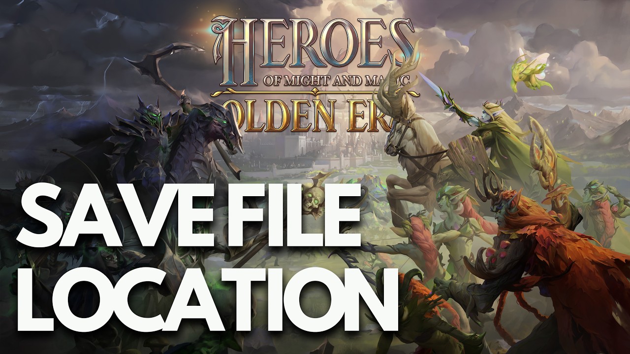 Heroes of Might and Magic Olden Era: Where Is The Save Game Files and Config Files Located On PC