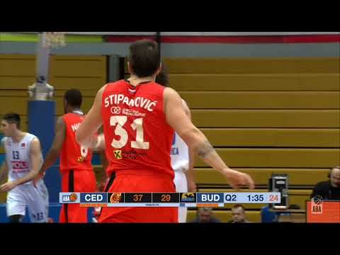 ABA Liga 2017/18 highlights, Round 19: Cedevita - Budućnost VOLI (3.2.2018)
