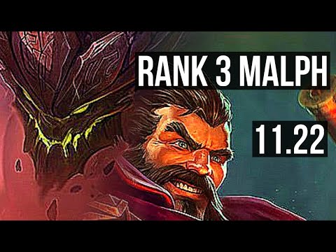 MALPHITE vs GRAVES (TOP) | Rank 3 Malph | NA Challenger | 11.22