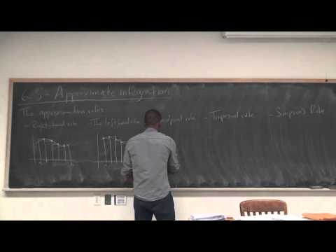 Math 202 Lecture 15 - Approximate integration A.K.A. numerical integration