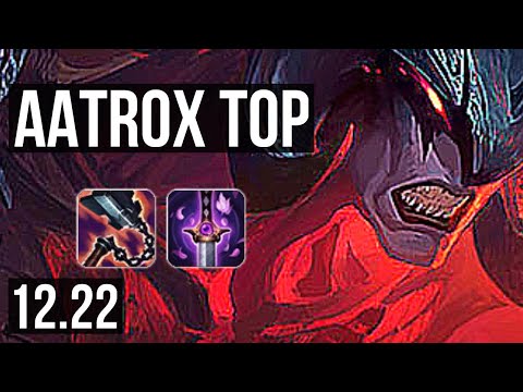 AATROX vs IRELIA (TOP) | 7 solo kills, 900K mastery, 300+ games, Dominating | KR Master | 12.22