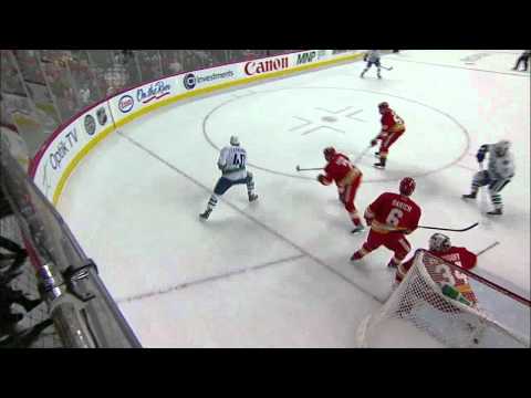 Canucks at Flames - Cody Hodgson Goal - 02.11.12 - HD